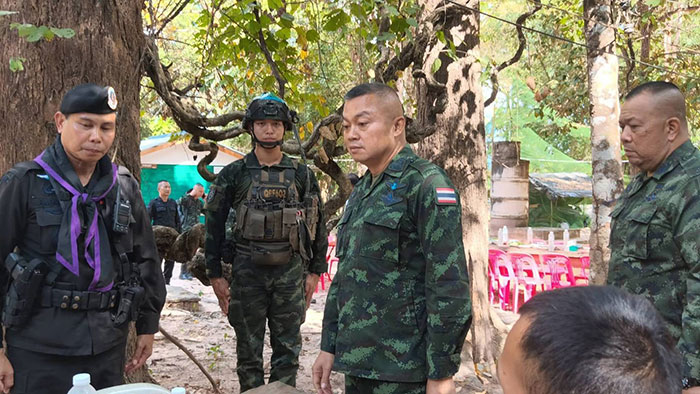 แม่ทัพกุ้ง ลงพื้นที่ช่องบก