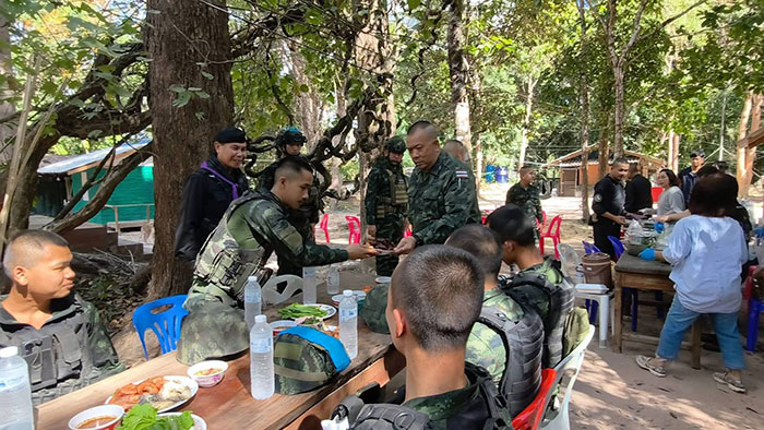 แม่ทัพกุ้ง ลงพื้นที่ช่องบก