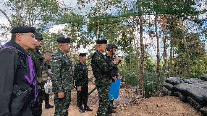แม่ทัพกุ้ง ลงพื้นที่ช่องบก