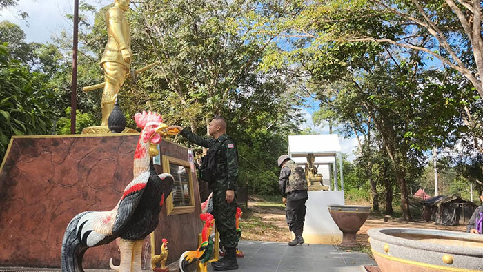 แม่ทัพกุ้ง ลงพื้นที่ช่องบก