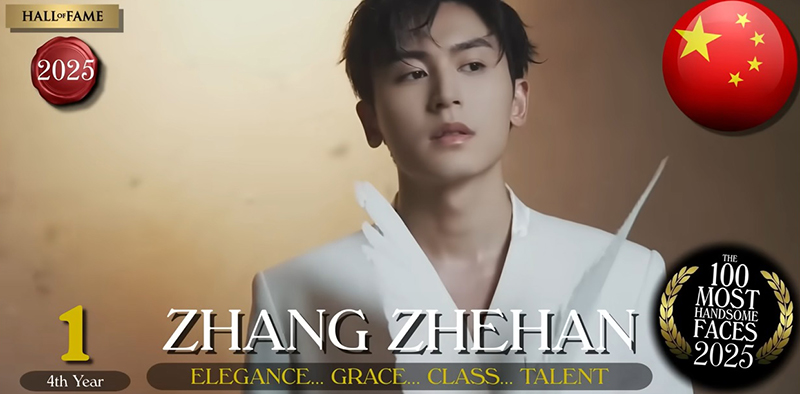 100 หนุ่มหล่อที่สุดในโลก 2025