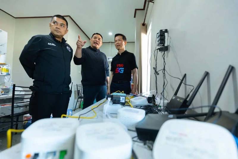 บุกรังเน็ตเถื่อนแม่สาย