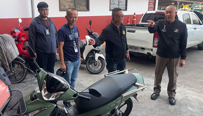 รวบหนุ่มลัก จยย. 