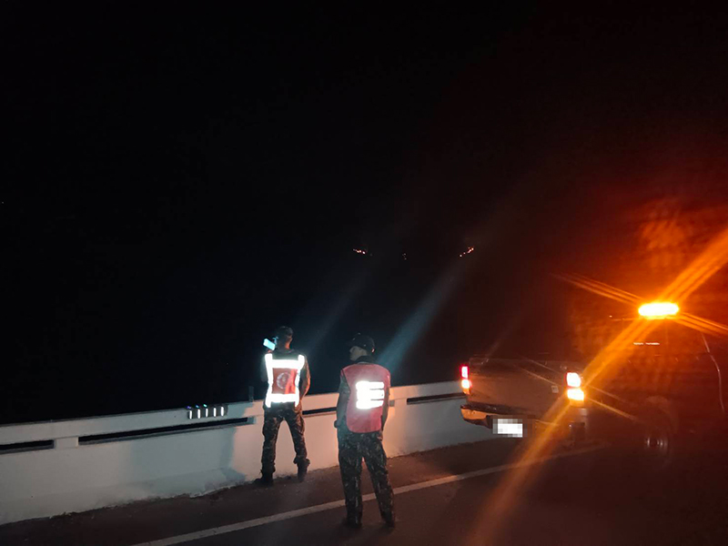 ไฟป่าที่บ้านแม่เตี๋ย