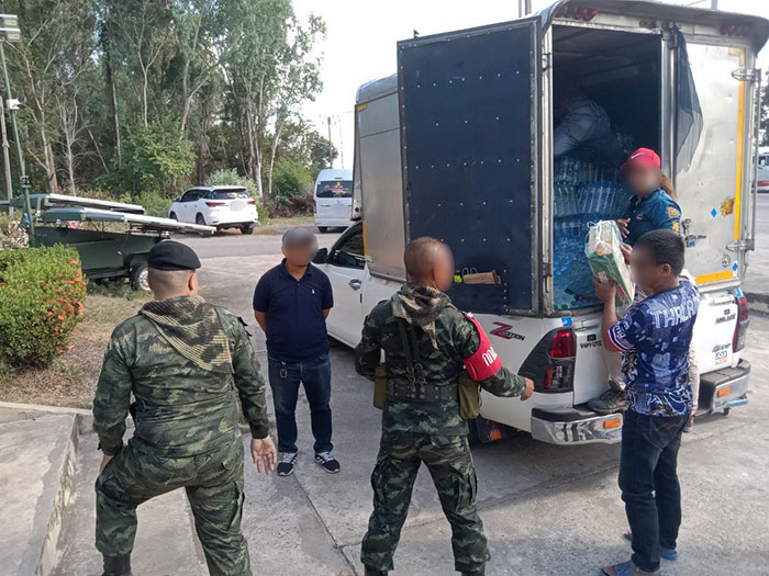 พระให้กำลังใจทหารชายแดน