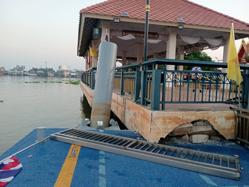 ปิดท่าเทียบเรือวัดสนามเหนือ