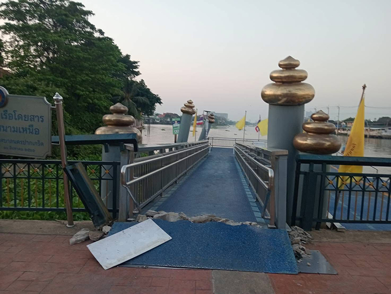 ปิดท่าเทียบเรือวัดสนามเหนือ