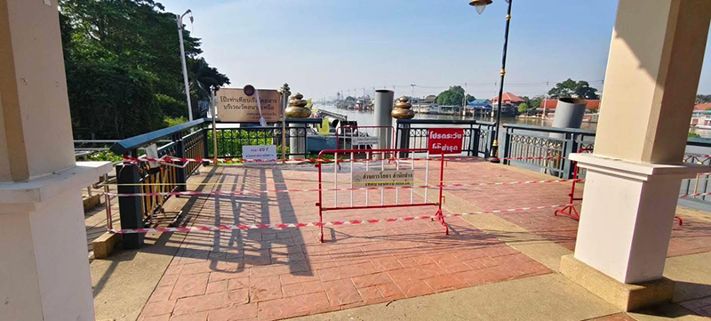 ปิดท่าเทียบเรือวัดสนามเหนือ