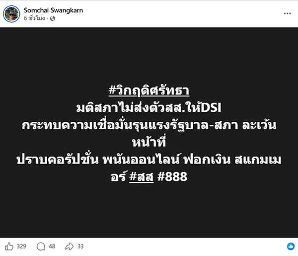 สมชาย แสวงการ 