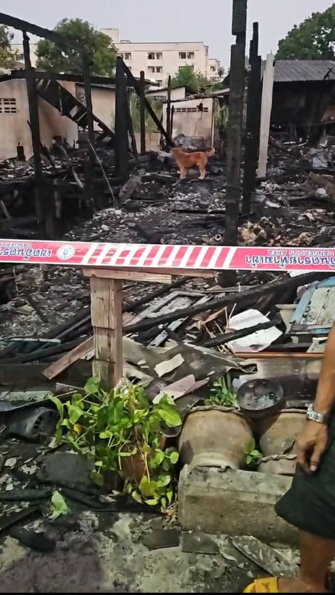 ผู้ว่าฯ ชัชชาติ ลงพื้นที่เหตุเพลิงไหม้