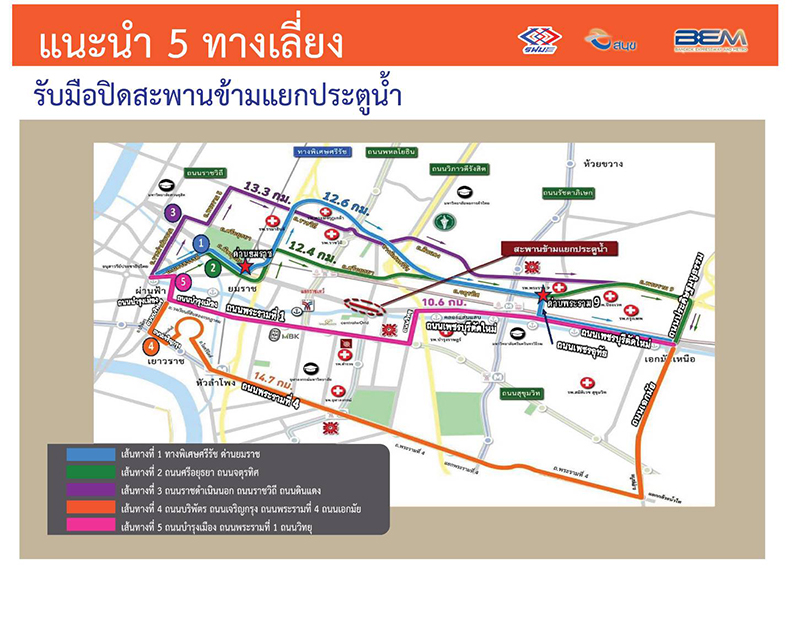 ปิดสะพานข้ามแยก
