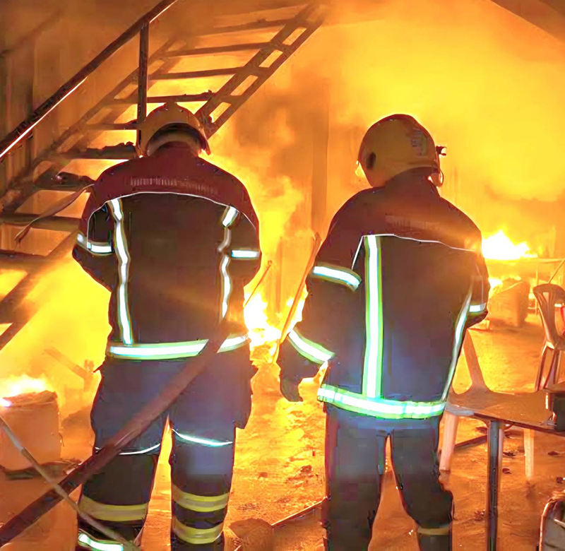 ไฟไหม้โรงปลูกกัญชา