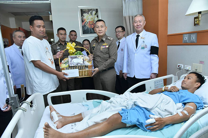 ผบ ตร เยี่ยมให้กำลังใจ ตชด.แนวหน้า