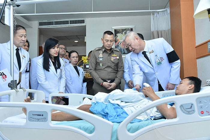 ผบ ตร เยี่ยมให้กำลังใจ ตชด.แนวหน้า