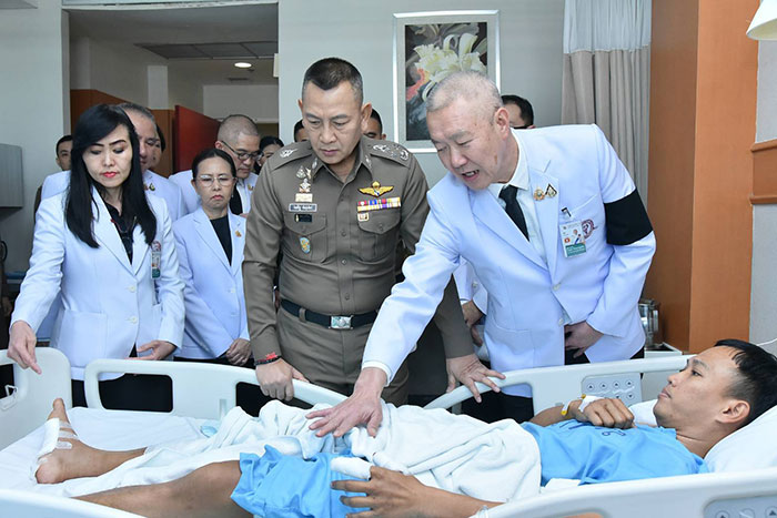 ผบ ตร เยี่ยมให้กำลังใจ ตชด.แนวหน้า