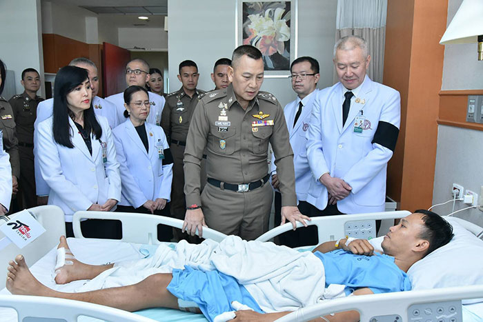 ผบ ตร เยี่ยมให้กำลังใจ ตชด.แนวหน้า