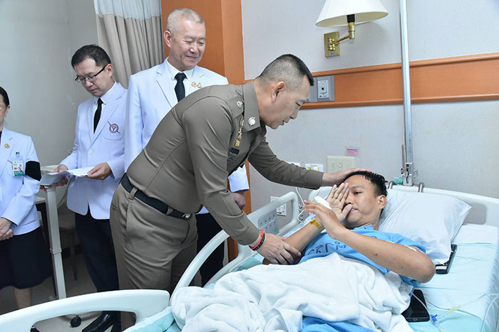 ผบ ตร เยี่ยมให้กำลังใจ ตชด.แนวหน้า