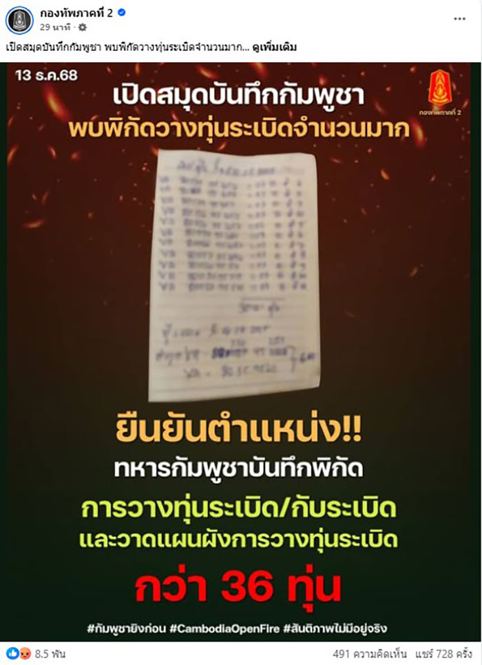 สมุดบันทึกกัมพูชา