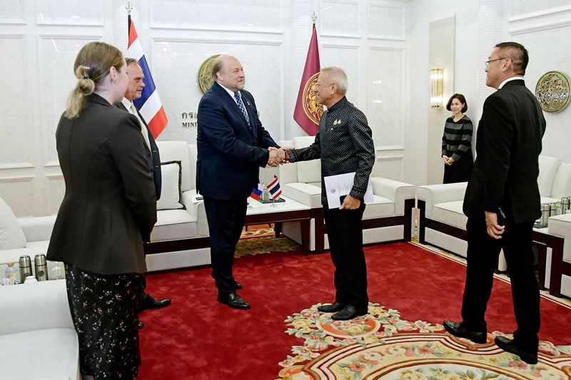 ไทยและรัสเซียร่วมมือพัฒนาระบบโลจิสติกส์สีเขียวและการขนส่งทางน้ำ