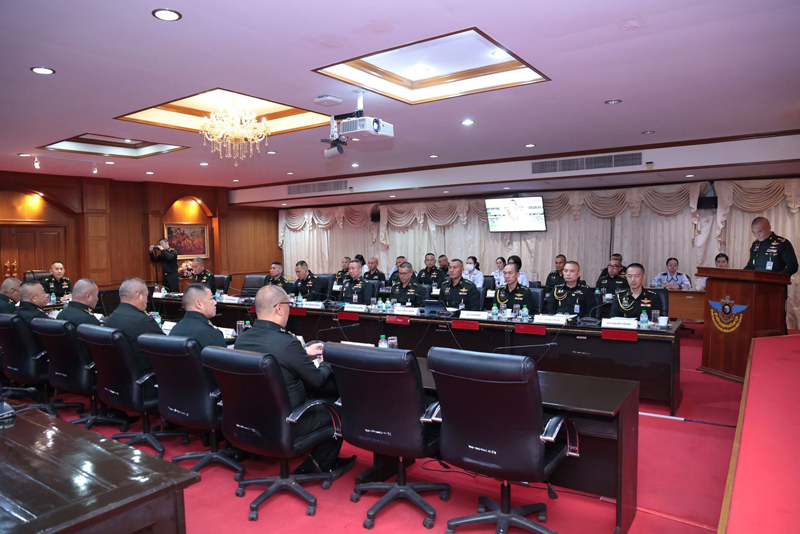 การประชุมโครงการพัฒนาสายการผลิตกระสุนปืนใหญ่กองทัพไทย