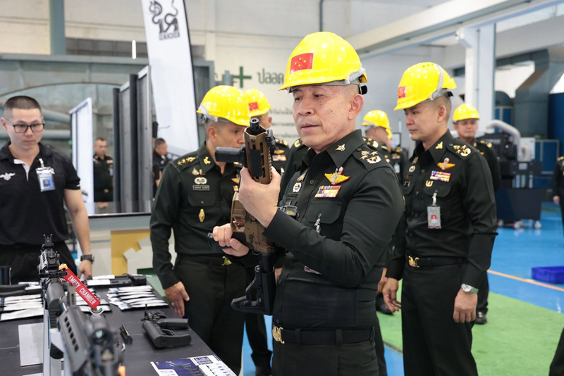 สายการผลิตอาวุธประจำกายของศูนย์อุตสาหกรรมทหาร