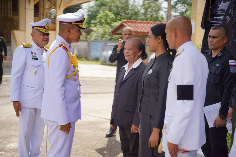 พิธีส่งดวงวิญญาณอาสาสมัครทหารพรานผู้กล้าอย่างสมเกียรติ
