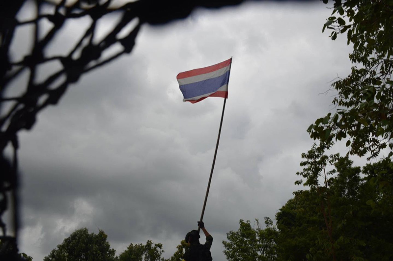 ทหารกองร้อยลาดตระเวนระยะไกลที่ 4 ฝึกยุทธเคลื่อนที่ทางอากาศ