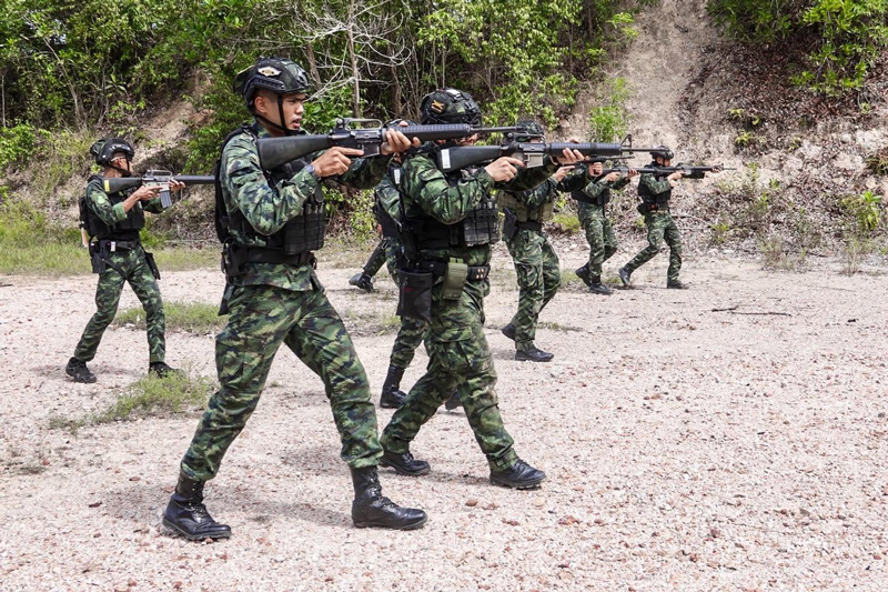 กำลังพล ฉก.ยะลา ฝึกยุทธวิธีเพื่อความปลอดภัยในภารกิจ