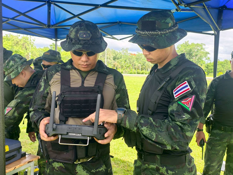การฝึกบังคับโดรนโจมตีทางยุทธวิธี