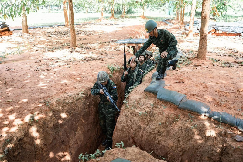 การฝึกยุทธวิธีกวาดล้างคูเลตทหารใหม่