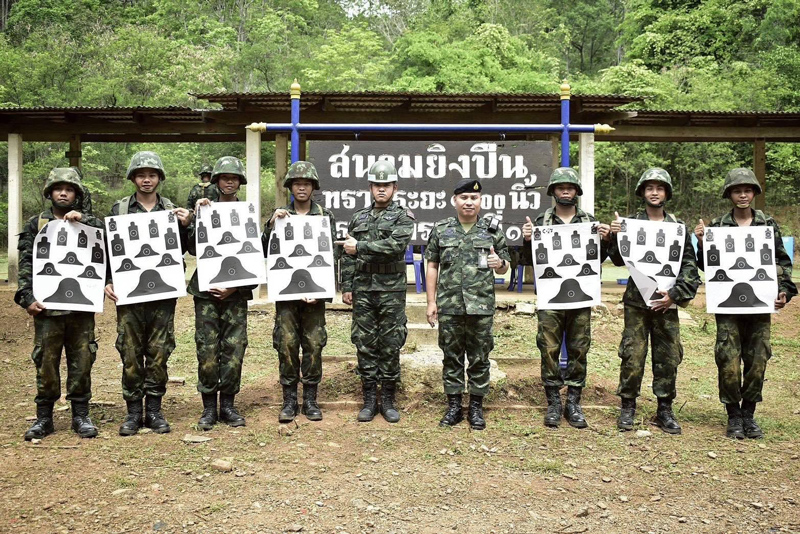 ภาพถ่ายรวม ณ สนามยิงปืน ร.19 พัน.3 จ.กาญจนบุรี