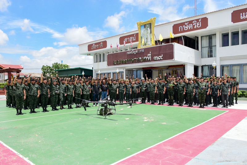 กิจกรรมการฝึกโดรน มณฑลทหารบกที่ 39