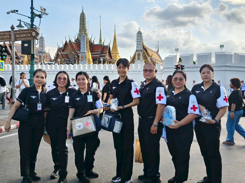 หน่วยแพทย์ฉุกเฉิน สนพ.สสน.สป. เตรียมพร้อมดูแลประชาชน