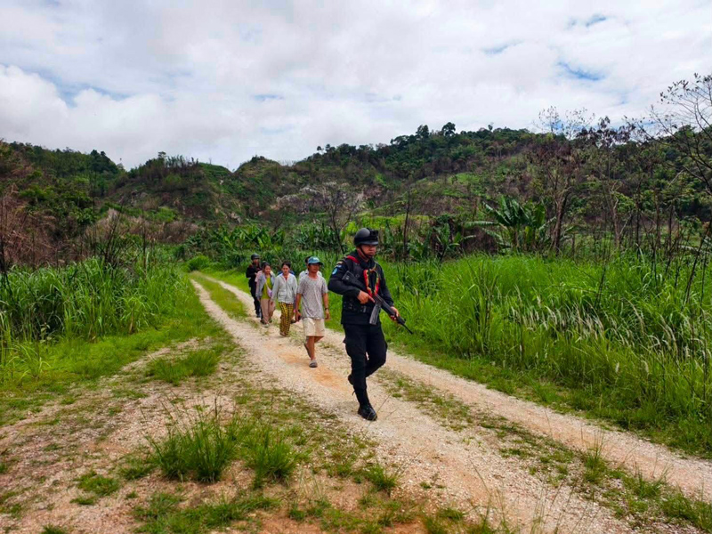 การบูรณาการร่วมกับผู้นำชุมชนในพื้นที่ช่องทางตะโกปิดทอง