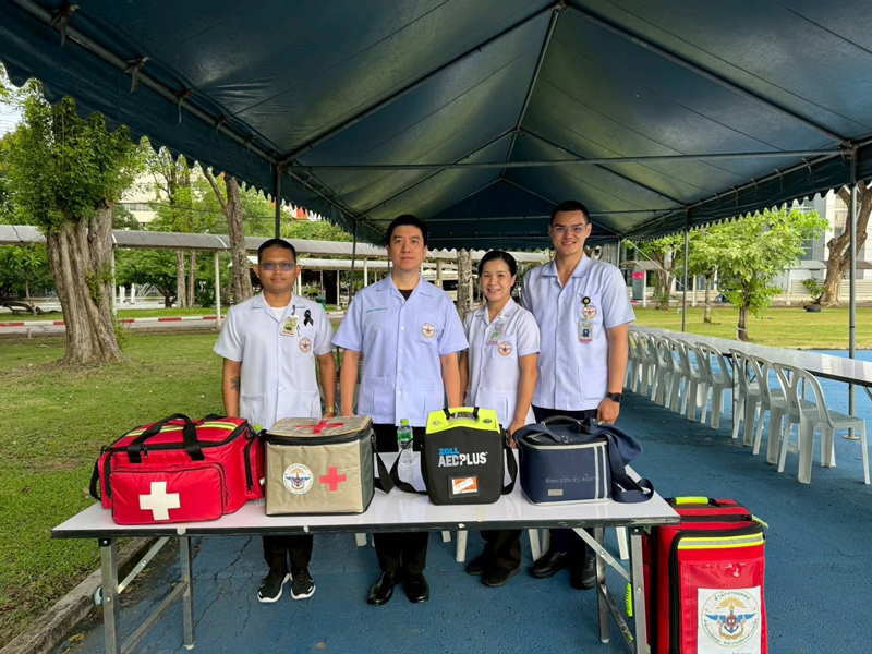 บรรยากาศการทดสอบร่างกายผู้สมัครสอบคัดเลือกกำลังพล ประจำปีงบประมาณ 2569