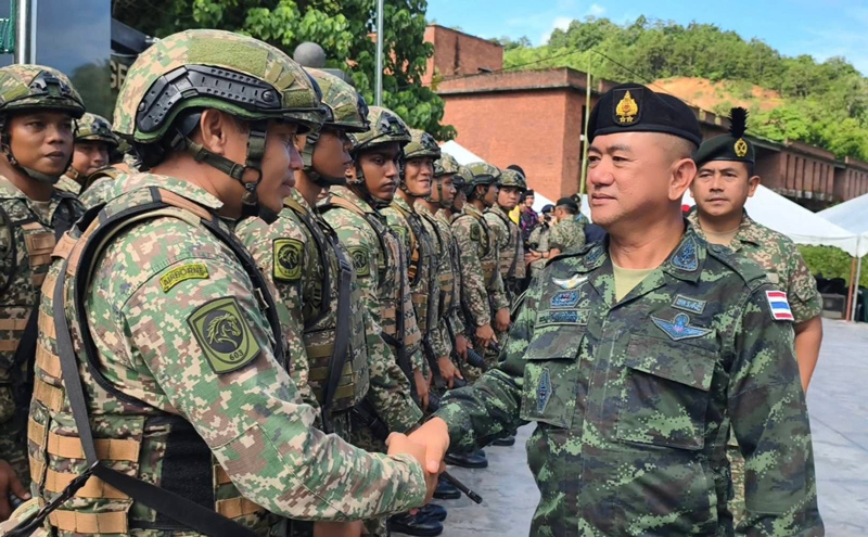 กำลังพลไทย–มาเลเซีย ร่วมพิธีปิดภารกิจลาดตระเวนผสม CFBP