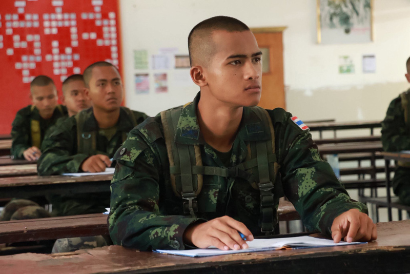 บรรยากาศการฝึกทักษะการใช้อาวุธประจำหน่วยของ ร.3 พัน.2