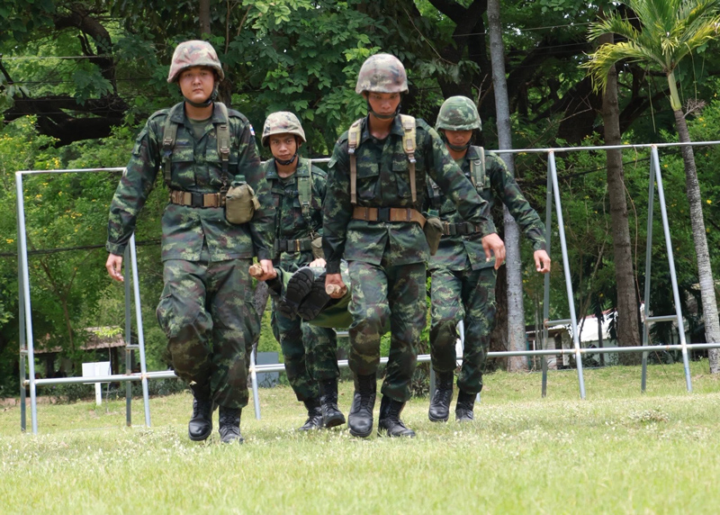 การฝึกปฏิบัติการช่วยชีวิตทหารใหม่เพื่อลดความสูญเสีย