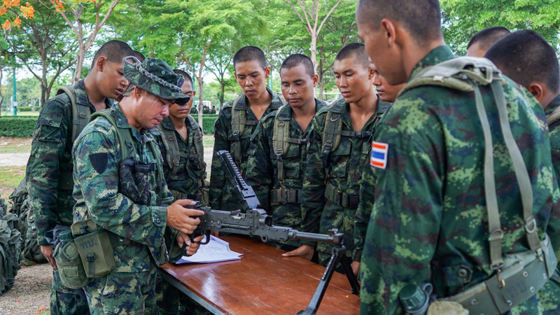 ทหารใหม่ ร.111 พัน.1 ฝึกซ้อมเพื่อมุ่งสู่การเป็นกำลังพลคุณภาพ