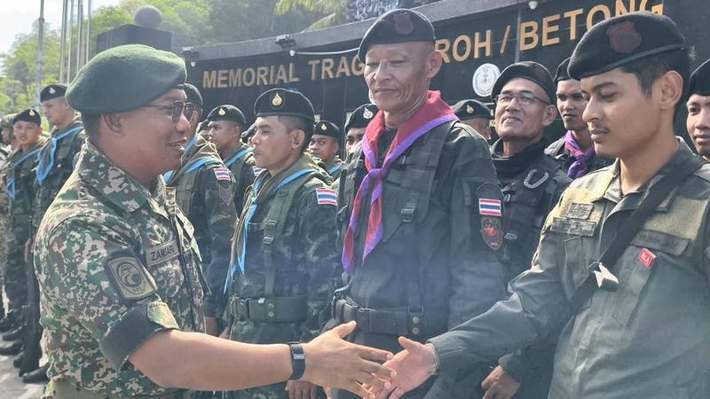 บรรยากาศการลาดตระเวนร่วมไทย–มาเลเซีย เพื่อความมั่นคงชายแดน