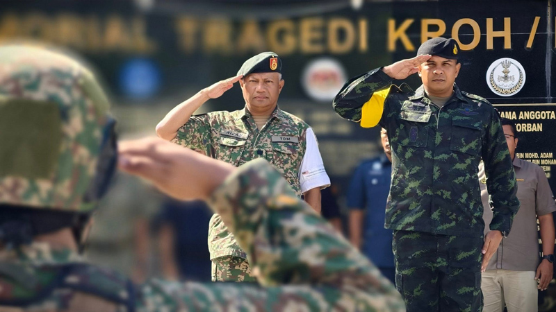 พิธีปิดการลาดตระเวนชายแดนไทย–มาเลเซียที่ด่านเปิงกาลันฮูลู
