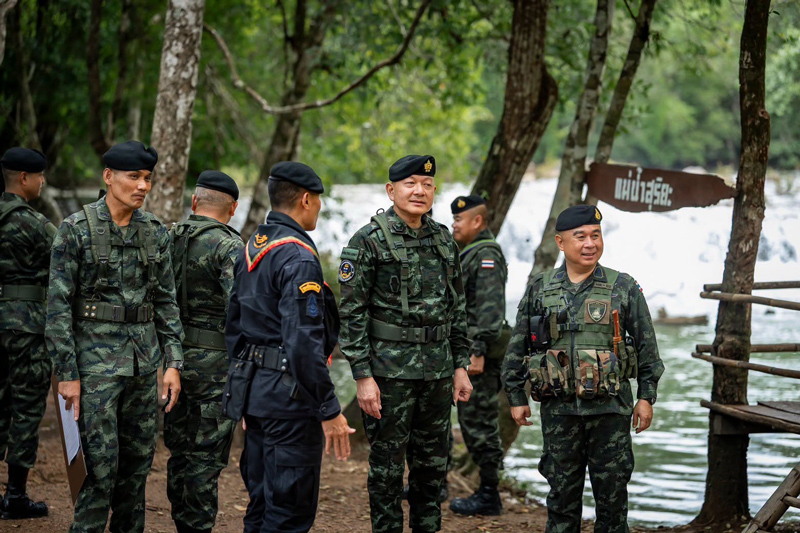 พล.ต. ณัฏฐพงศ์ อัศวินวงศ์ ตรวจสอบแนวทางการรับมอบพื้นที่ต้นแม่น้ำสุริยะ