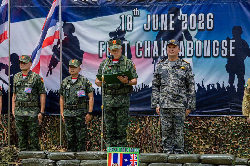 พลตรีเบญจพล เดชาติวงศ์ ณ อยุธยา ประธานพิธีเปิด Chapel Gold 2026