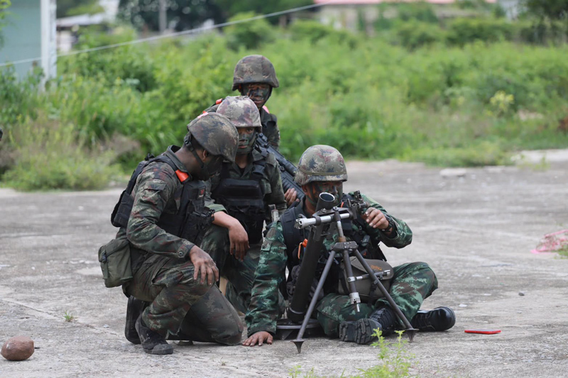 การฝึกความเป็นผู้นำหน่วยในระดับหมวด ร.112
