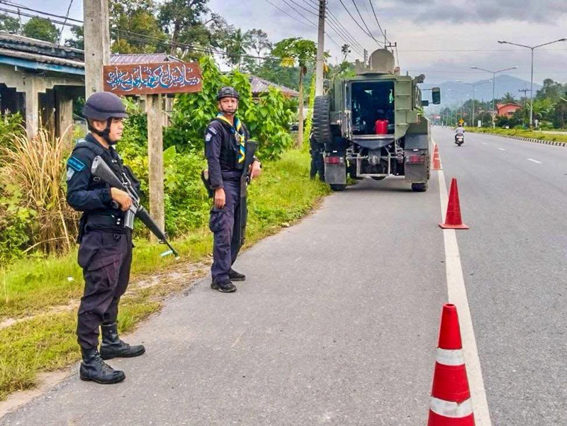 ปฏิบัติการลาดตระเวนเชิงรุกดูแลความปลอดภัยประชาชนในยะลา