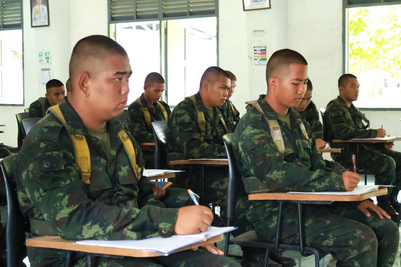 หน่วยฝึกทหารใหม่ ร.3 พัน.2 ฝึกวิชาปฐมพยาบาล