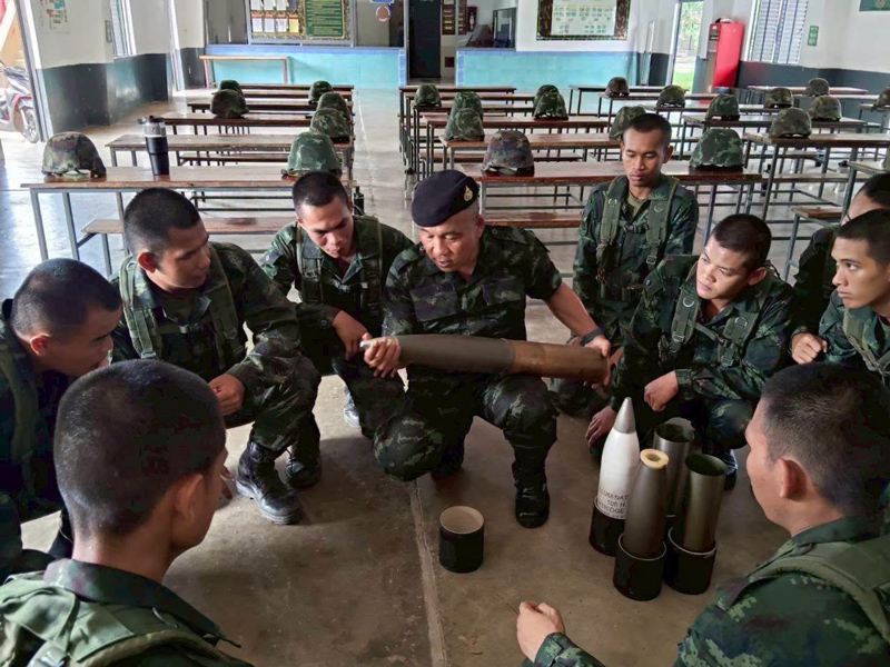 หลักสูตรการฝึกเฉพาะหน้าที่สำหรับทหารใหม่กองทัพบกไทย