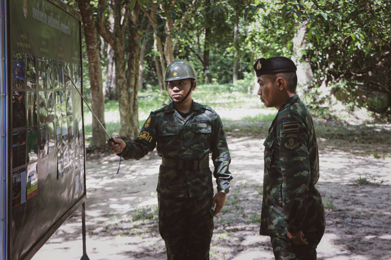  ลงพื้นที่ตรวจเยี่ยมการฝึกทหารใหม่ 