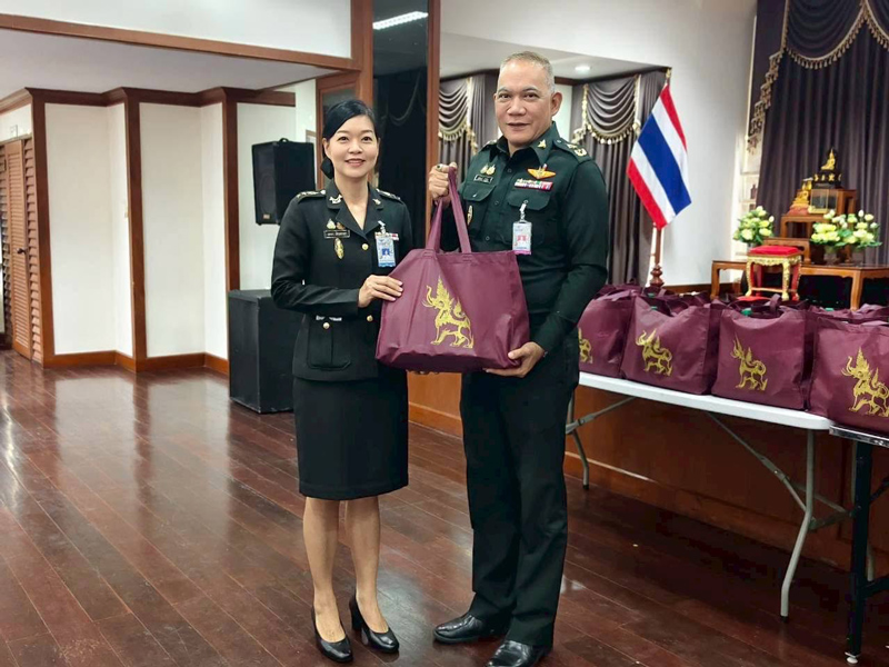 ข้าราชการและกำลังพล สนพ.สสน.สป. ปฏิบัติหน้าที่ ณ ศาลาว่าการกลาโหม