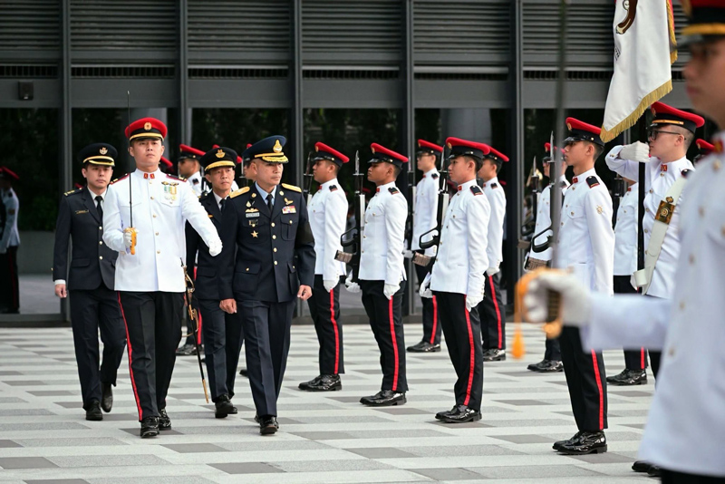 ผู้บัญชาการทหารอากาศไทย ระหว่างการเยือนสิงคโปร์ วันที่ 23-25 มิถุนายน 2569